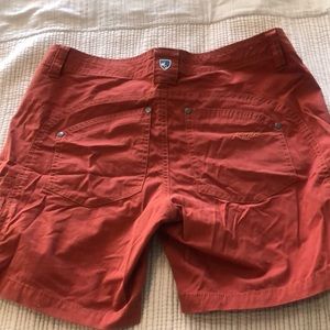 KUHL Free Range 6.5” burnt orange Shorts size 6.